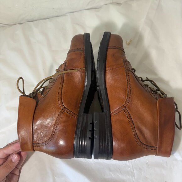 Eaerth Spirit Yasmin  leather Lace-up Boots 8 - Picture 8 of 15